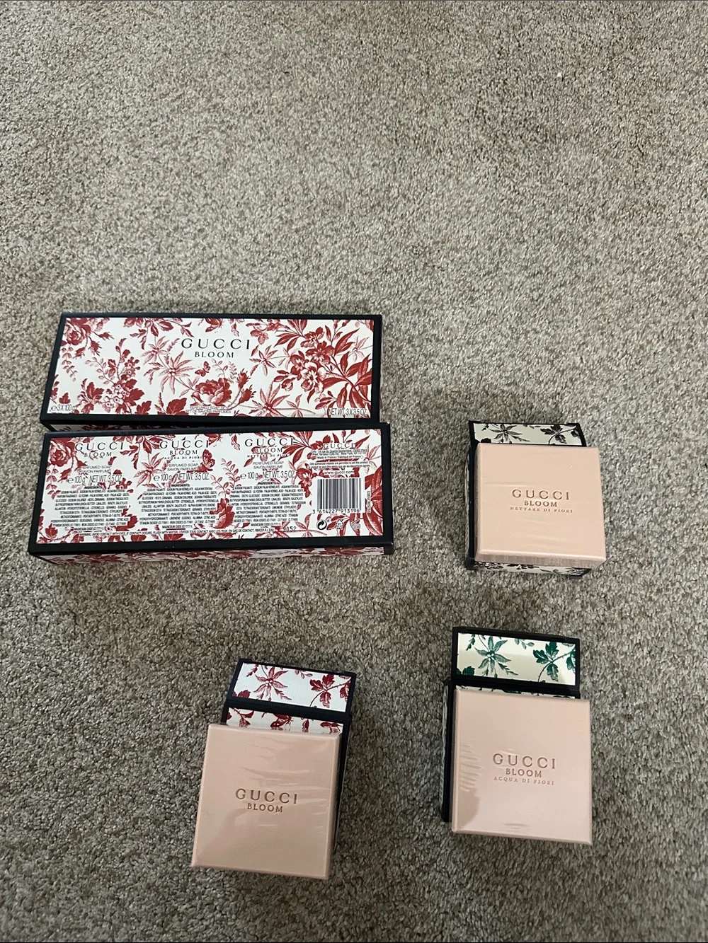 Gucci Bloom perfumed soap 3 bars
